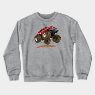 Cartoon monster truck Crewneck Sweatshirt